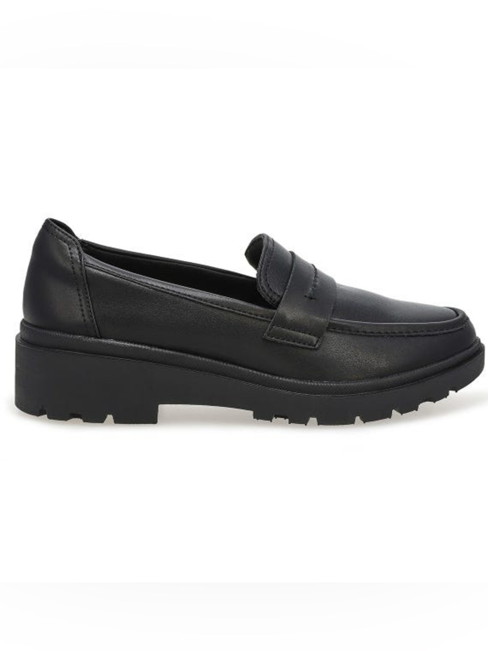 Clark's Black Calla Ease Lug Sole Penny Loafer Women's Size 10